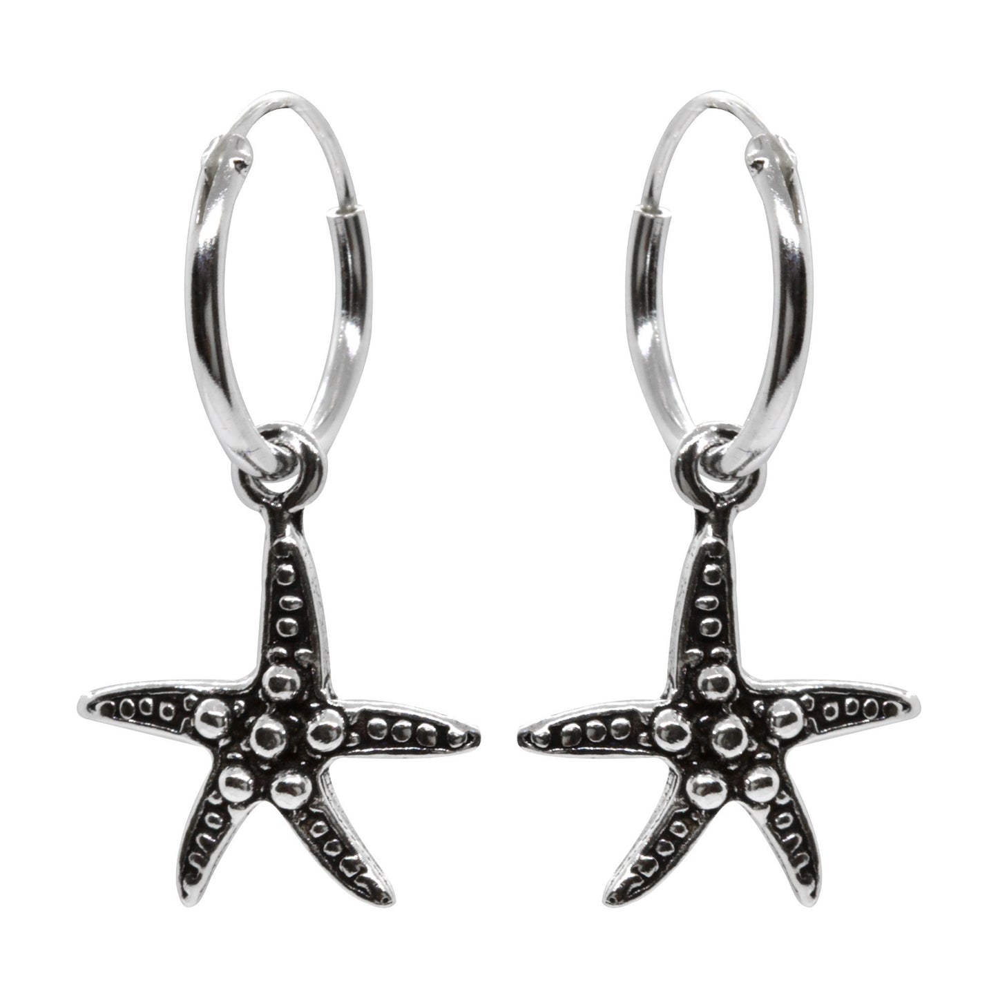 Argollas de Plata Estrella de Mar