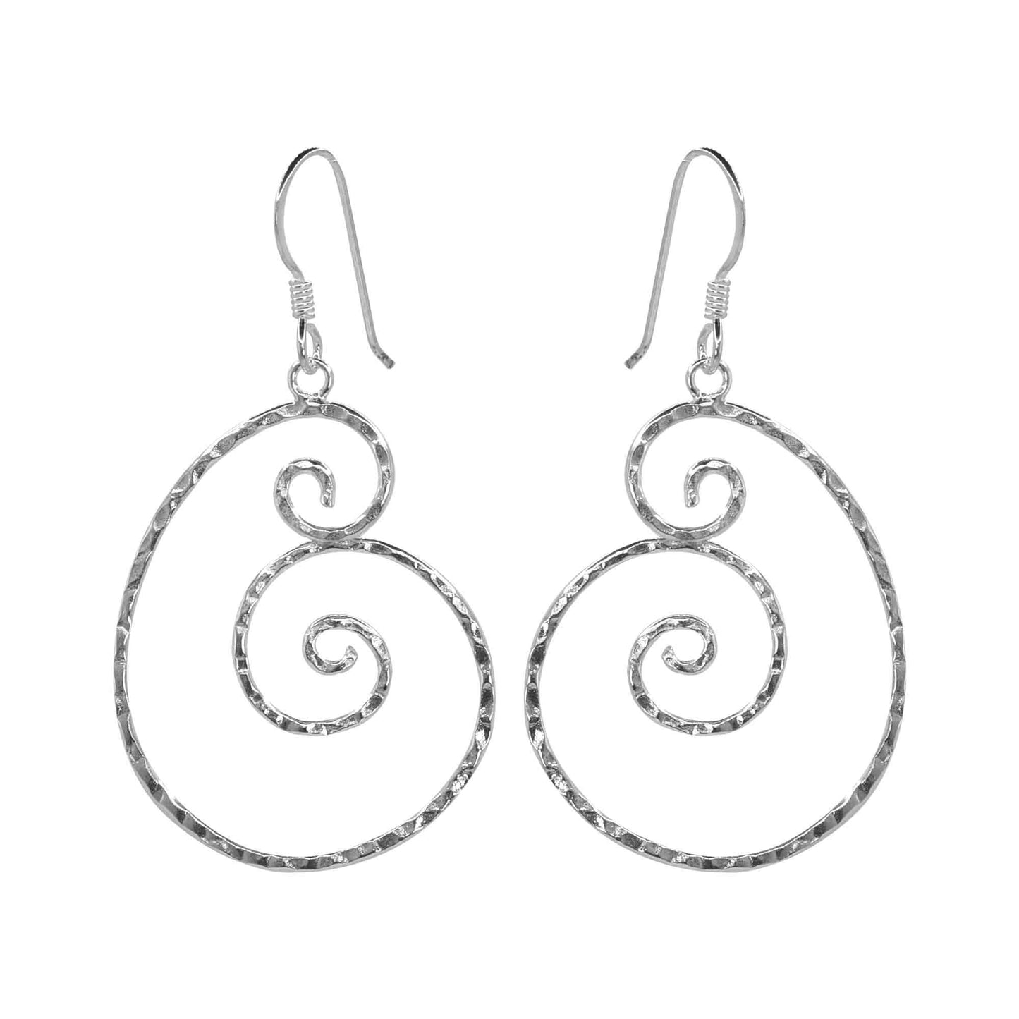 Aros de Plata 925 Caracola y Espiral