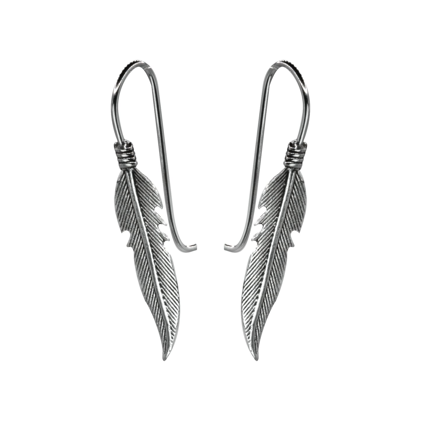 Aros de Plata - Pluma