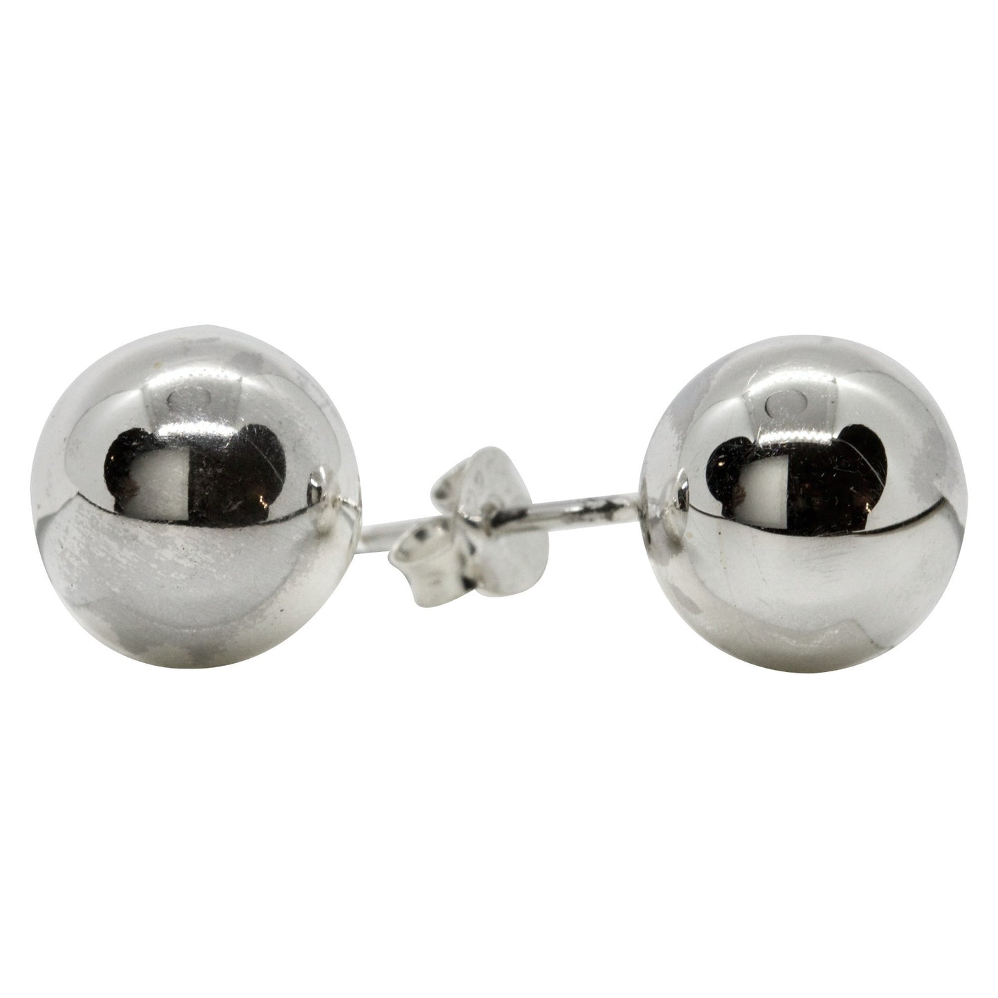 Aros de Plata Esfera 9 mm.