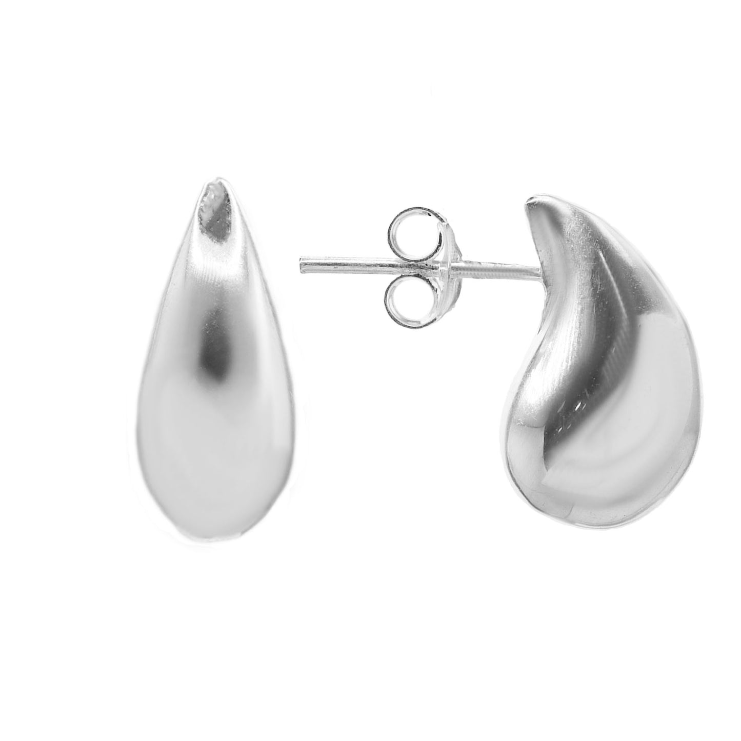 Aros de Plata - Gota Lisa