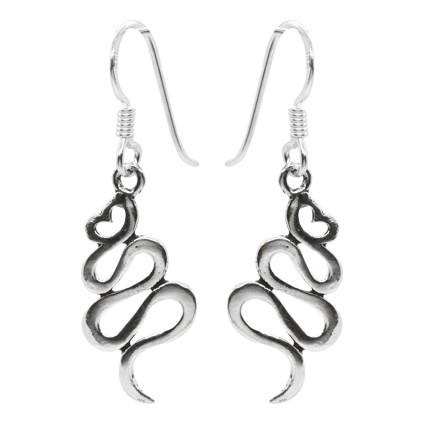 Aros de Plata 925 Liso Serpiente