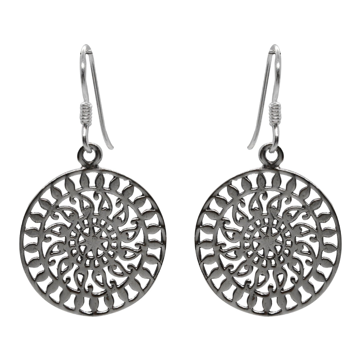 Aros de Plata 925 Mandala