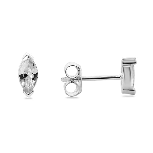 Aros de Plata 925 Pequeño Circón