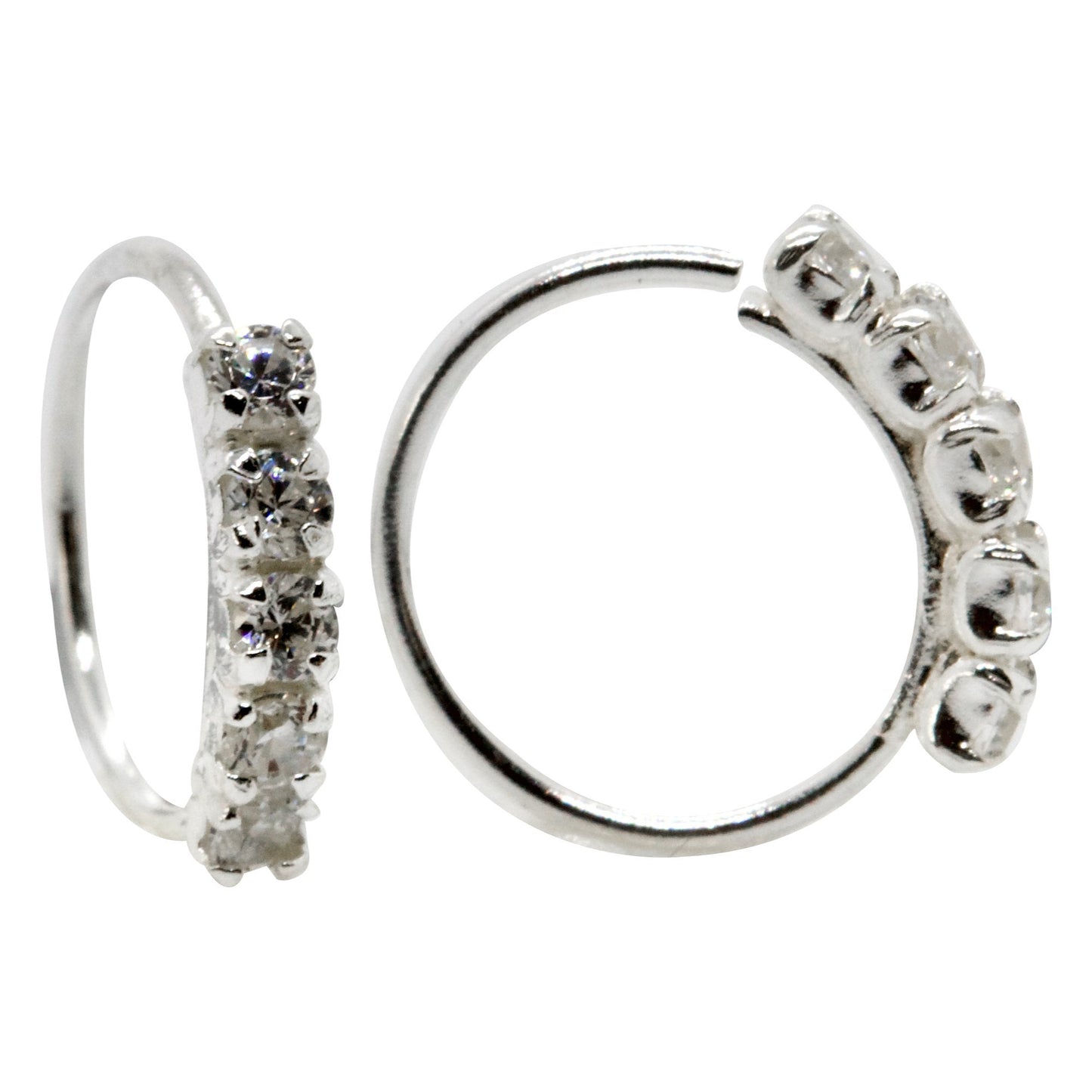 Aros de Plata Piercing Circones 10mm