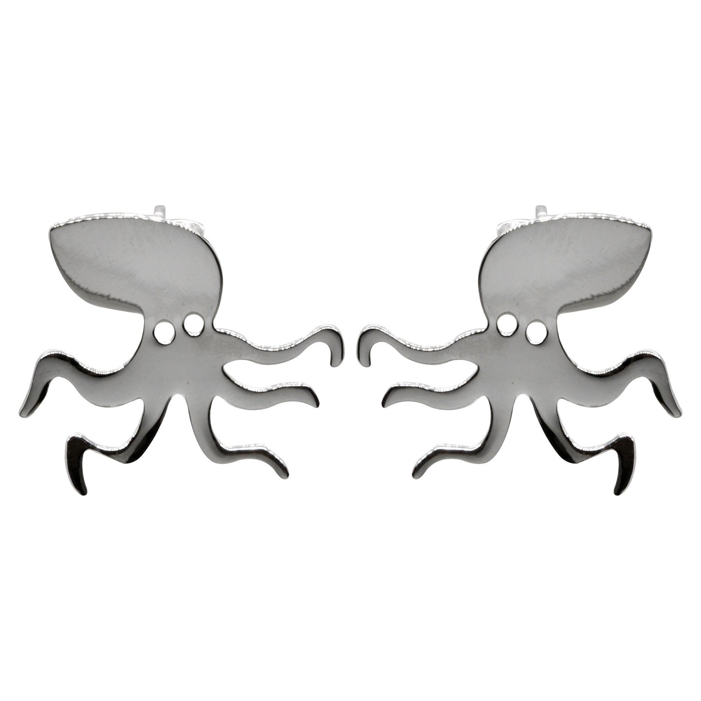 Aros de Plata Pulpo
