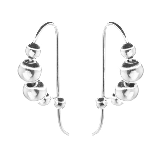 Aros de Plata 925 Serie Esferas