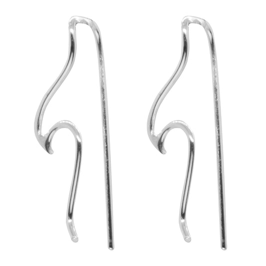 Aros de Plata 925 Trepadores de Ola