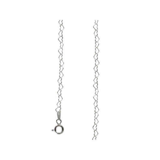 Cadena de Corazones de plata de 40cm