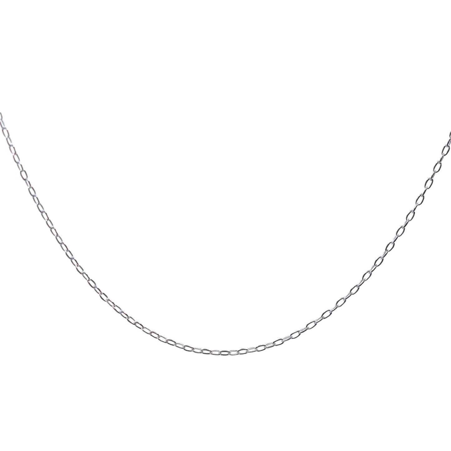 Cadena de Plata Eslabón Tradicional 45 cm