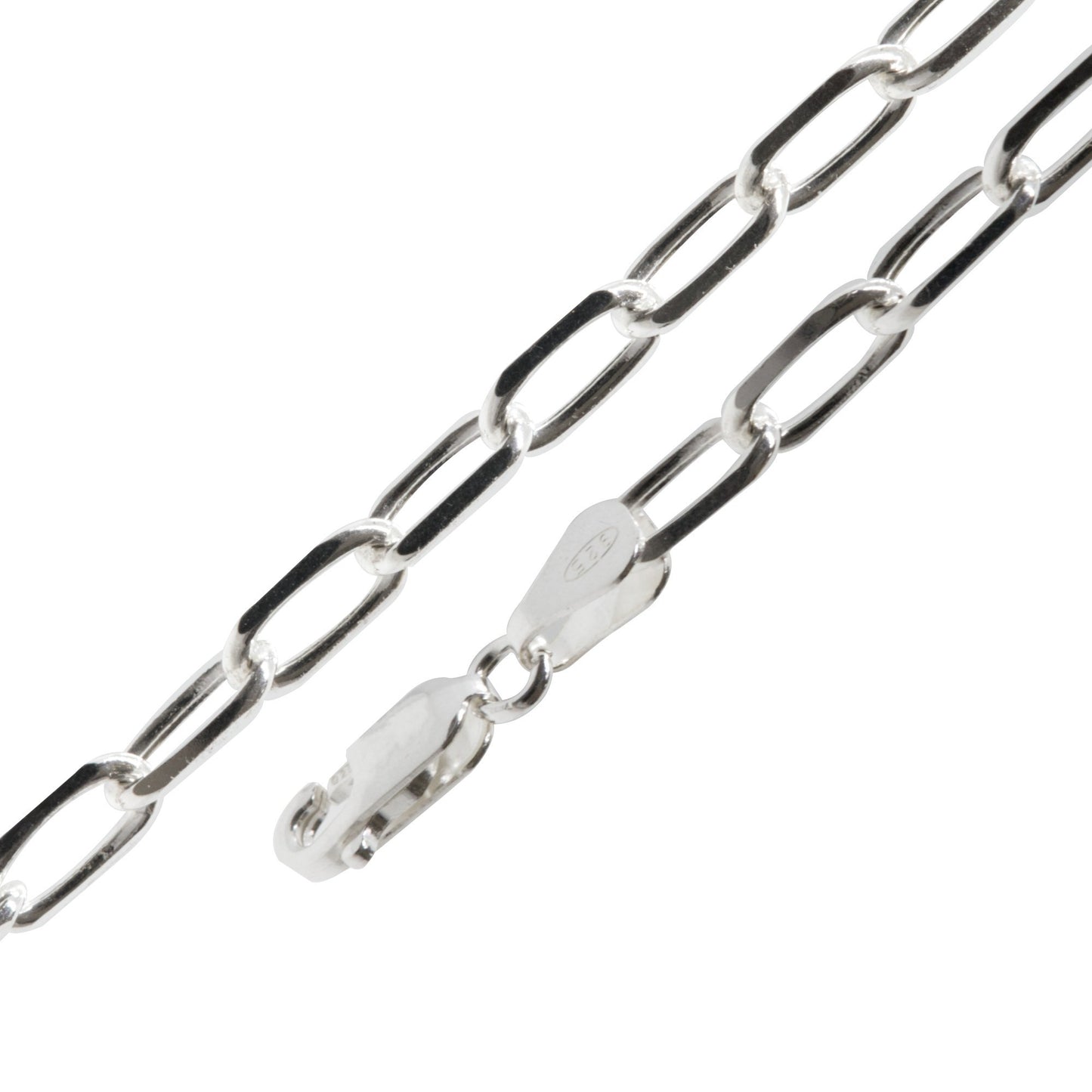 Cadena de Plata Eslabones 50 cm