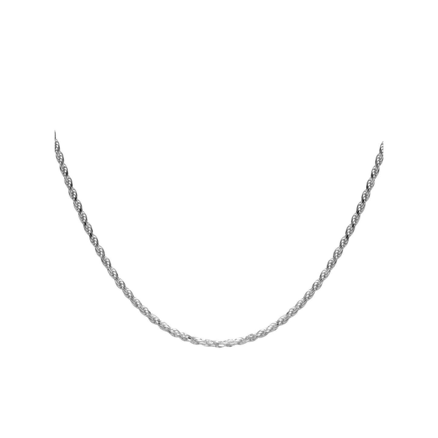 Cadena de Plata - Tourbillón 1mm de 60 cm