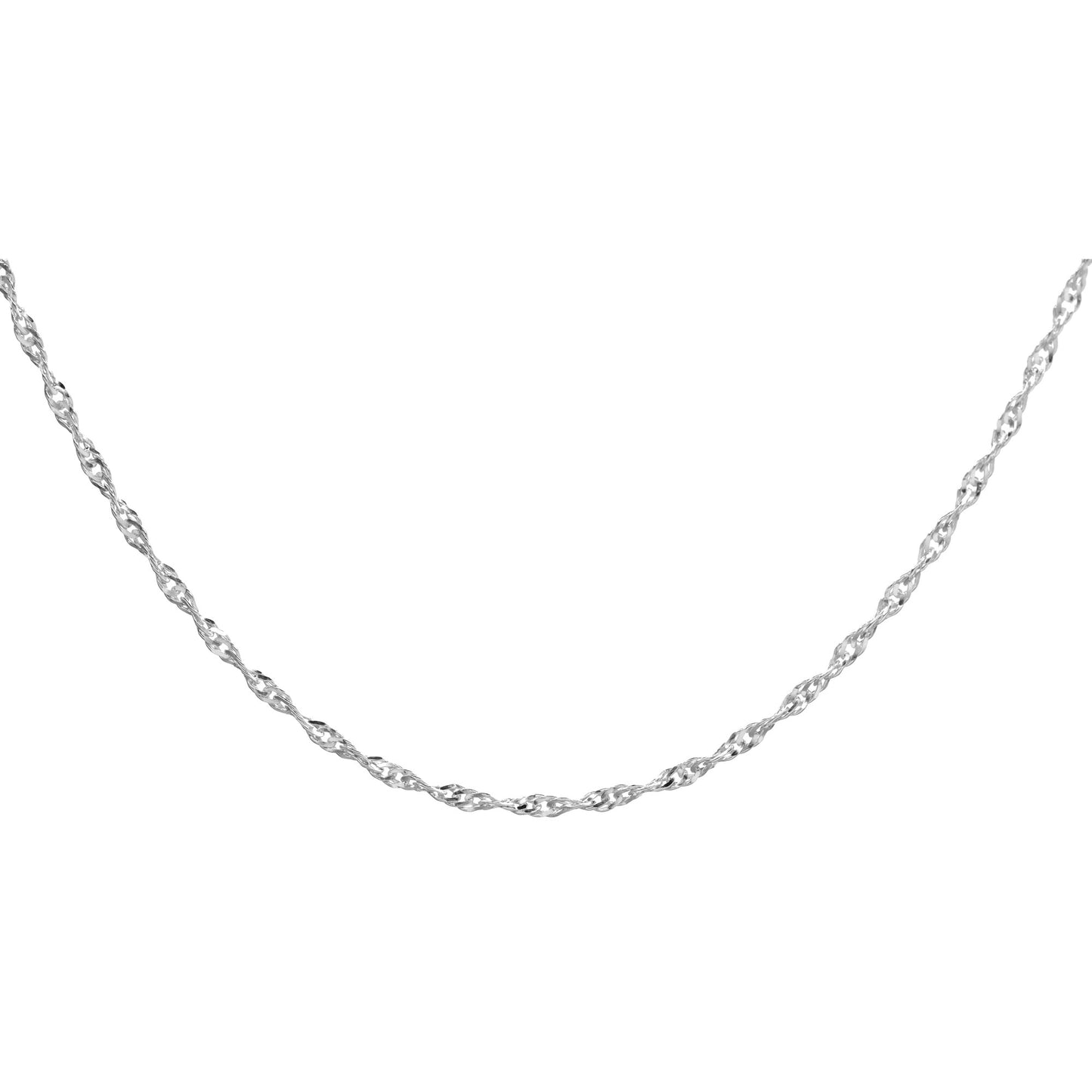 Cadena de Plata - Singapur 025 60 cm