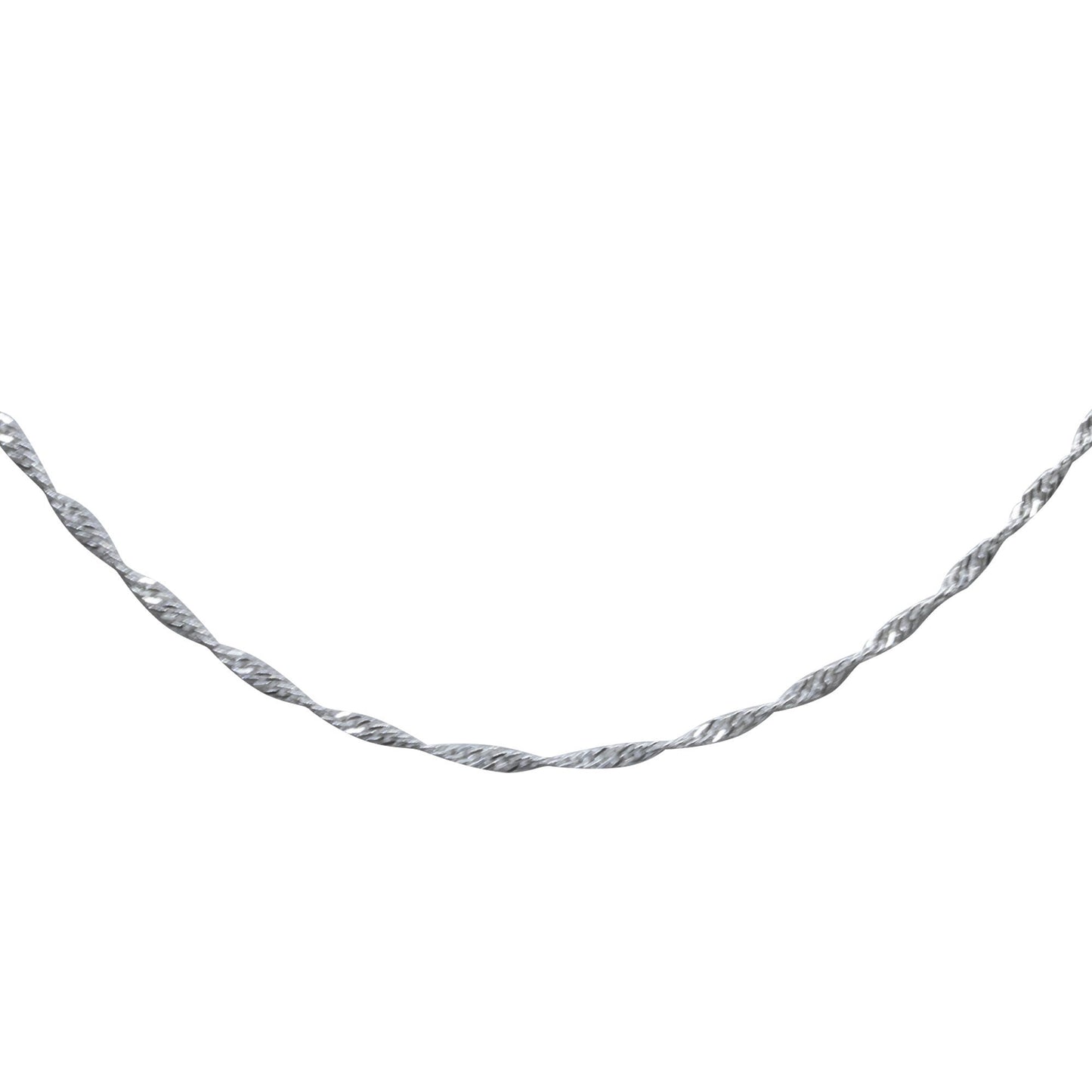 Cadena de plata Singapur de 50 cm