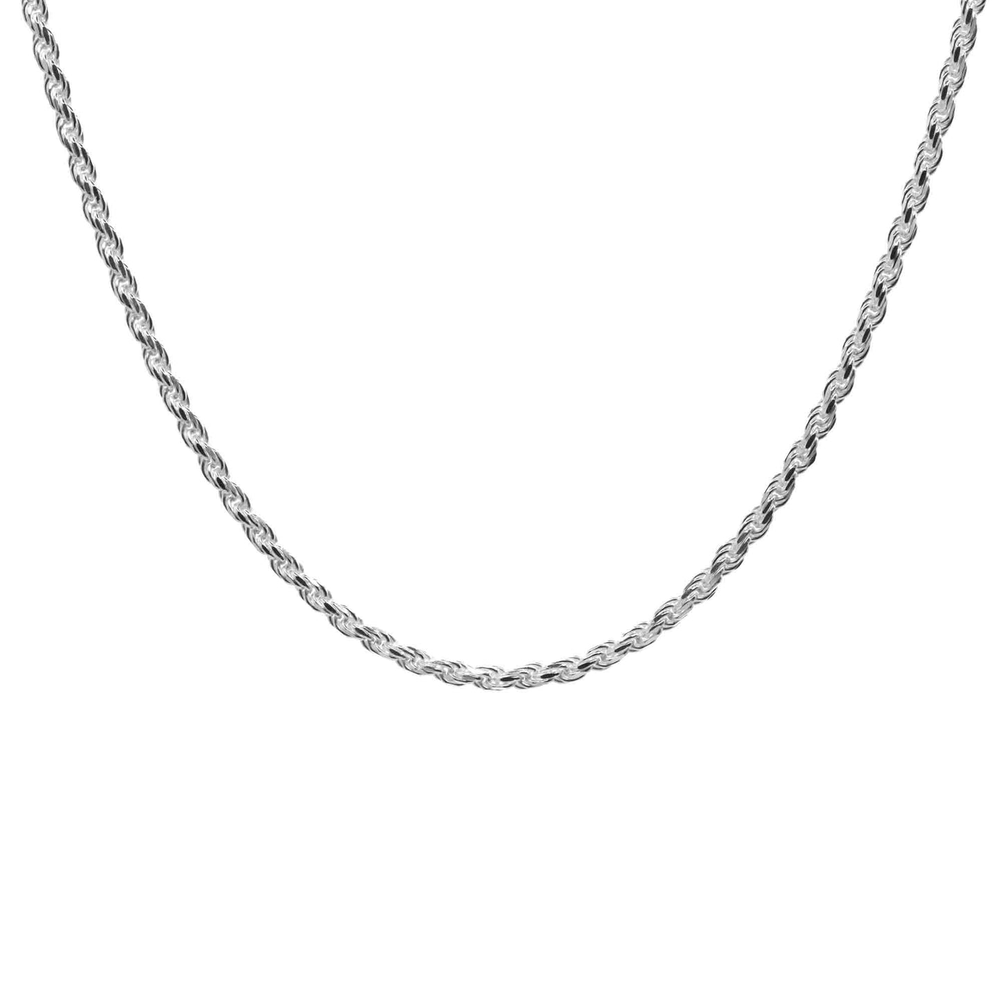Cadena de Plata Tourbillon 1.5 mm 60 cm