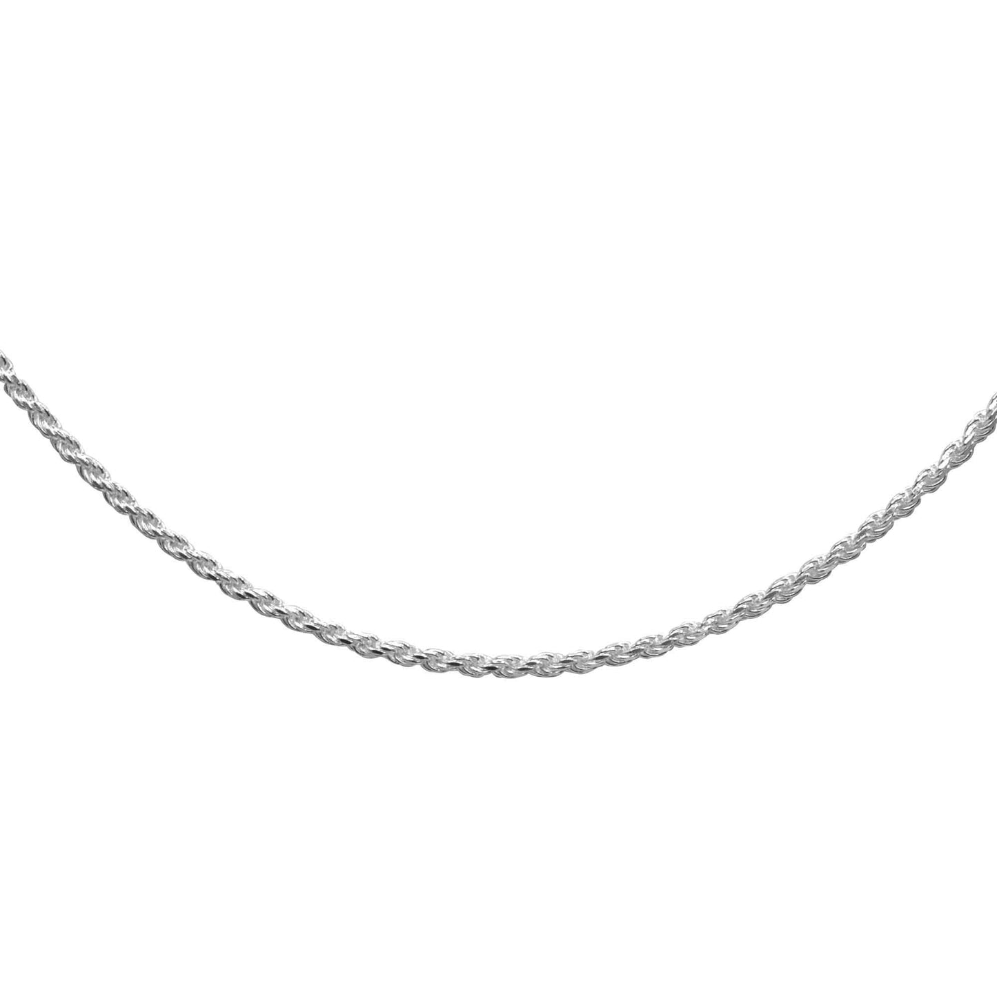 Cadena de Plata Tourbillón de 60 cm 2 mm
