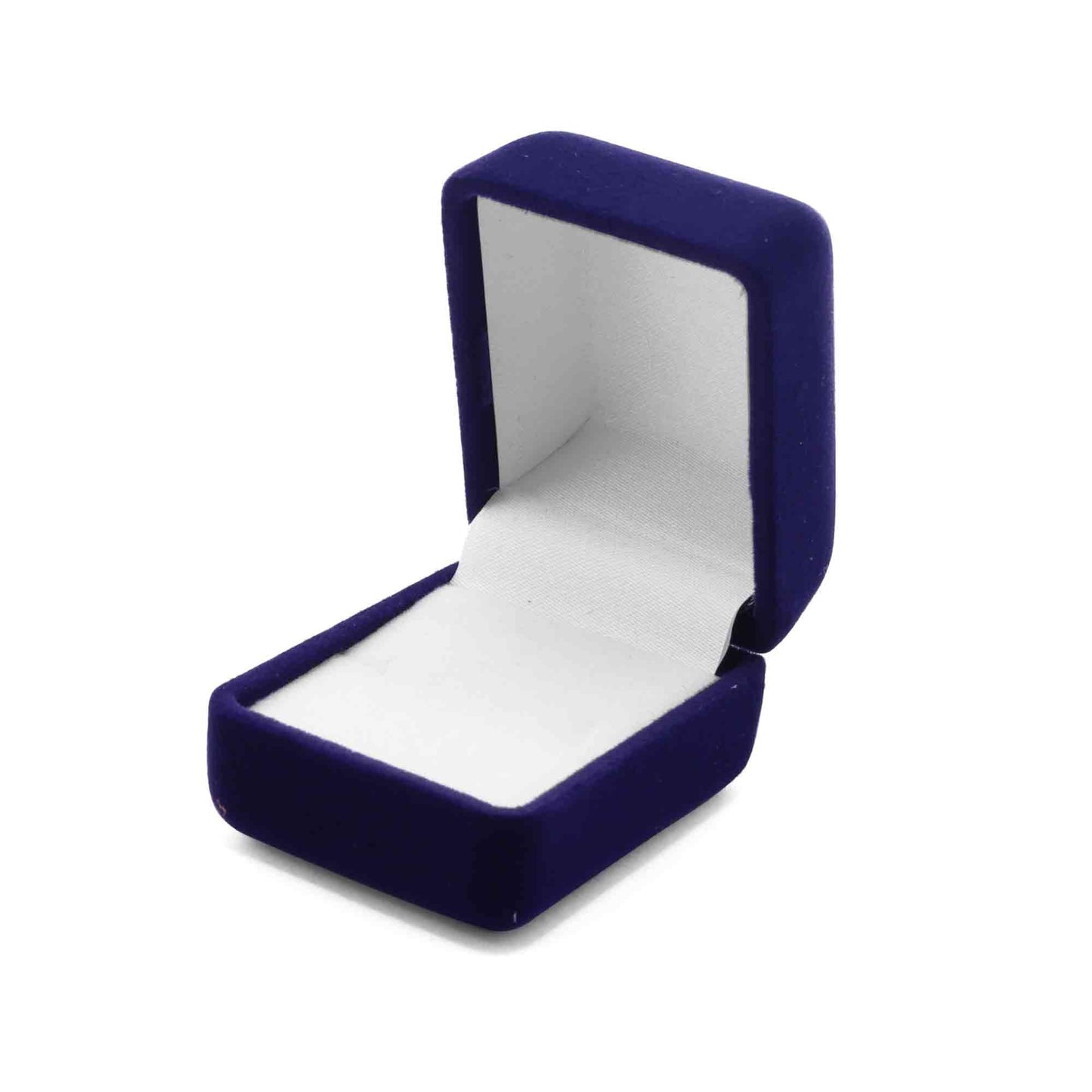 Caja - Diamante de Anillo Terciopelo Azul