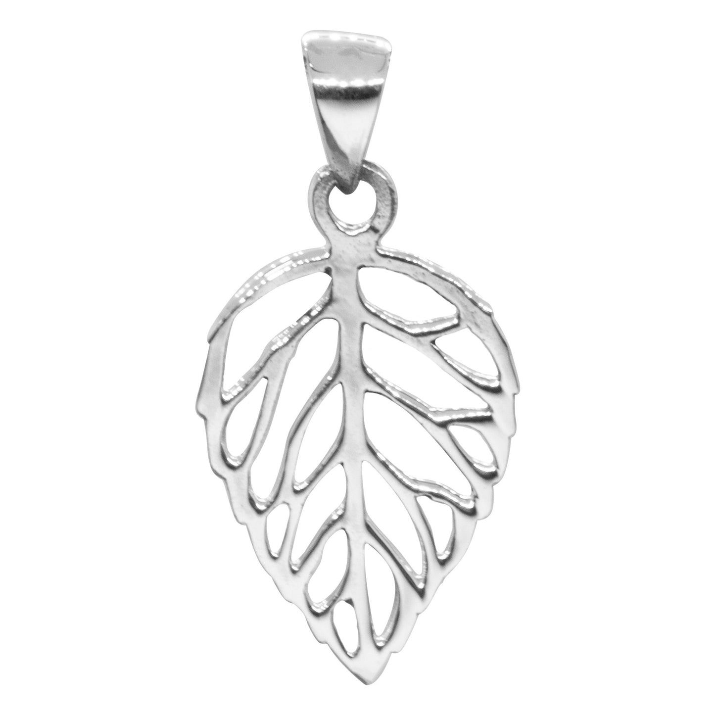Colgante de plata de Hoja