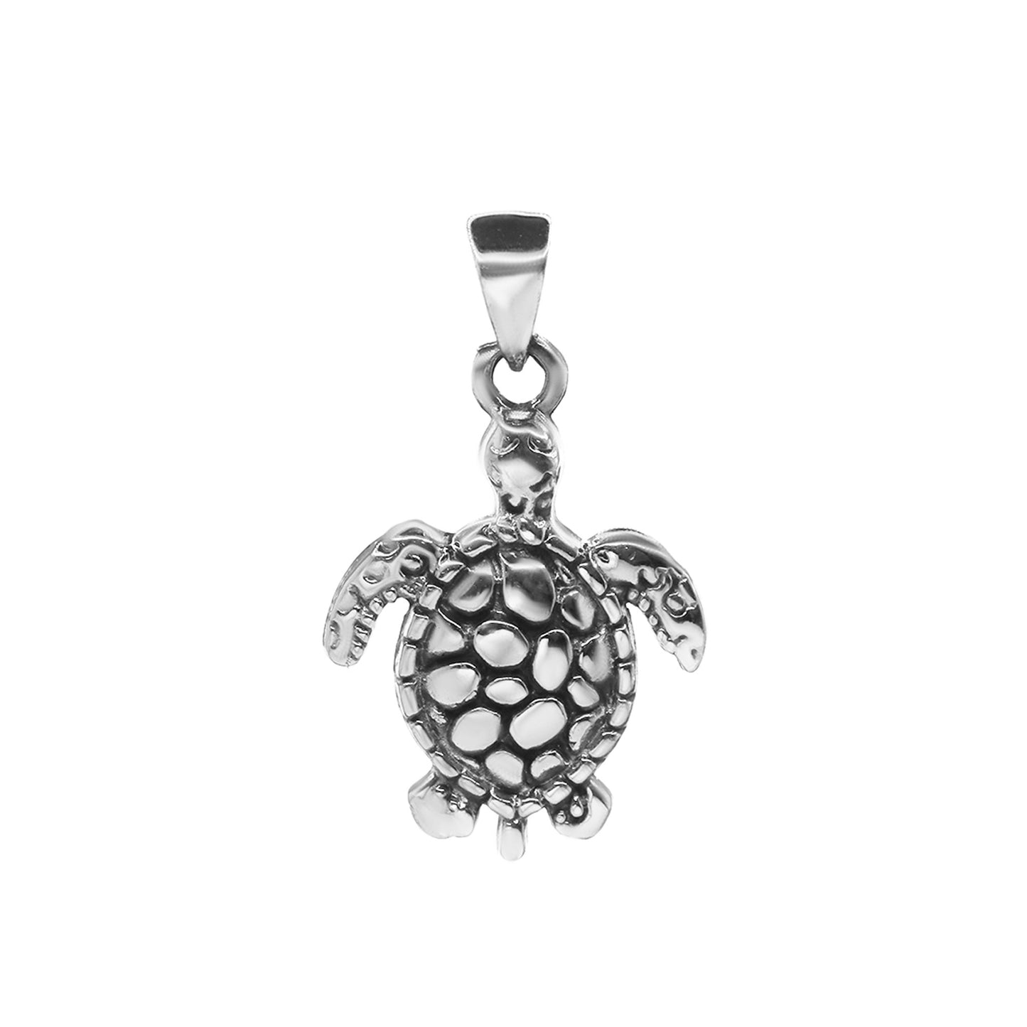 Colgante de Plata - Tortuga - Envejecido