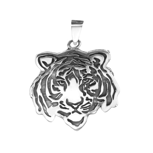 Colgante de Plata - Placa Tigre de Bengala