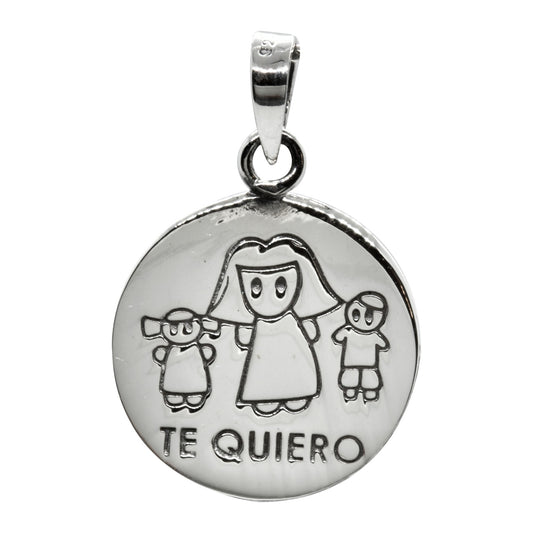 Colgante de Plata Madre e Hijos