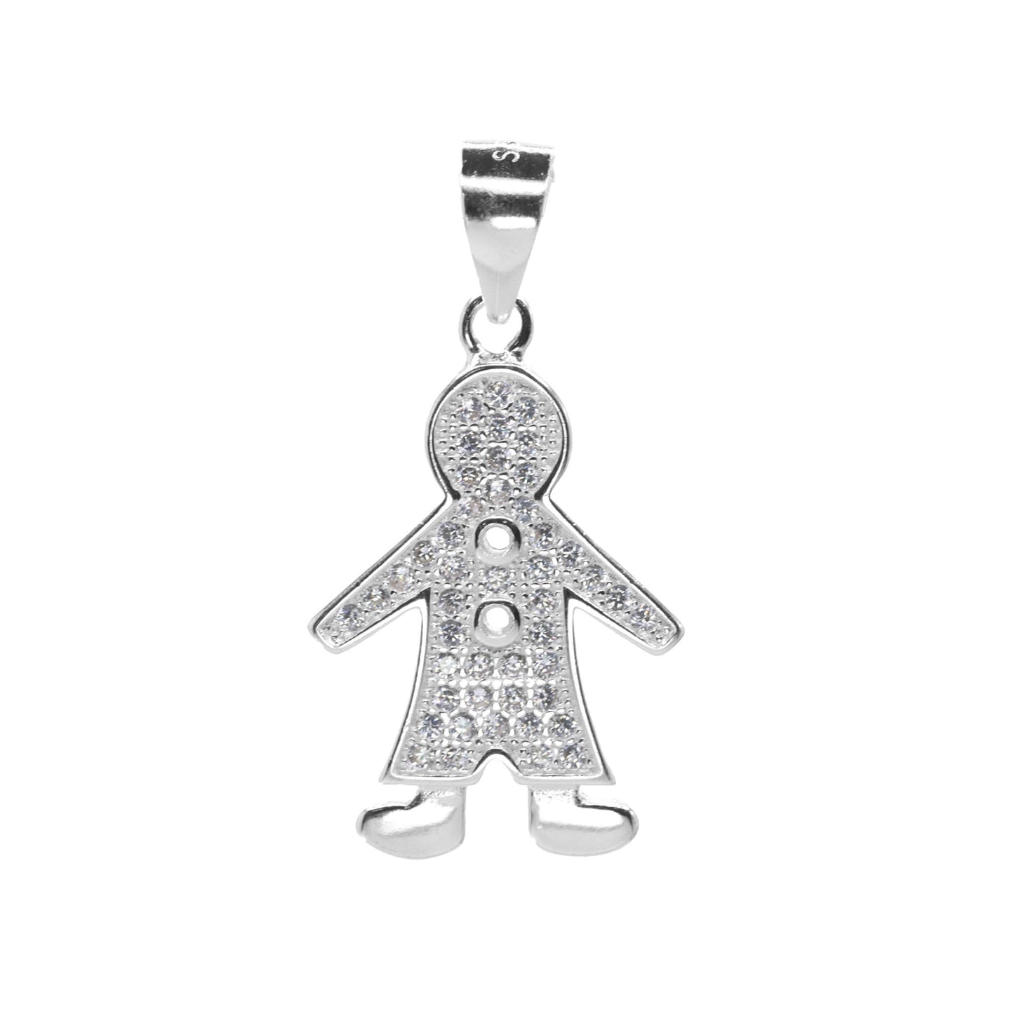 Colgante de Plata - Niño con Circones