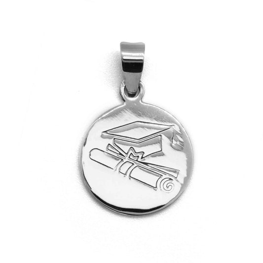 Colgante de Plata Placa de Graduación