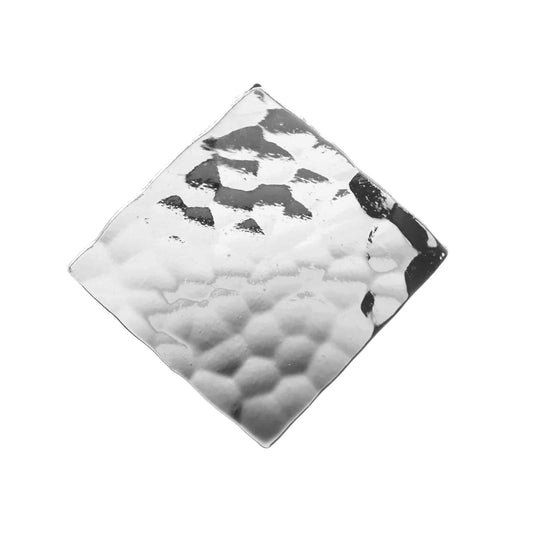 Colgante de Plata Placa Martillada