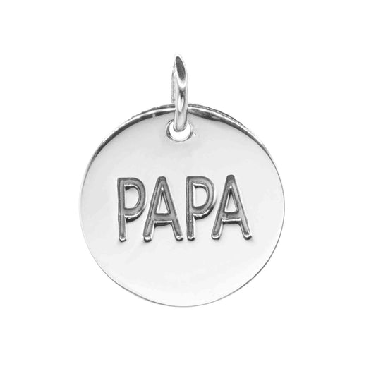Colgante de Plata Placa "PAPÁ"