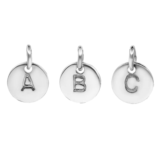 Colgante de Plata Placas con Letras