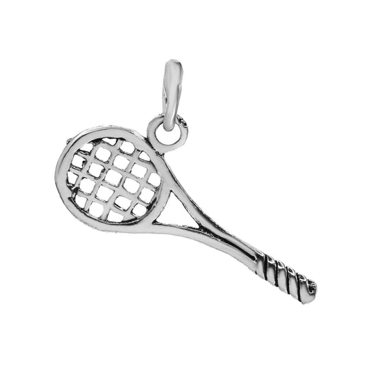 Colgante de Plata Raqueta de Tennis