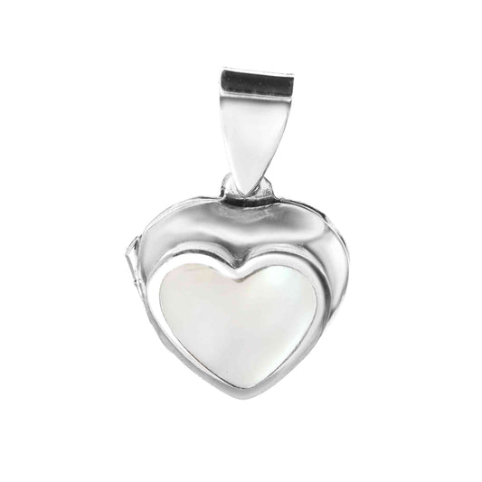 Colgante de Plata Relicario con Nácar