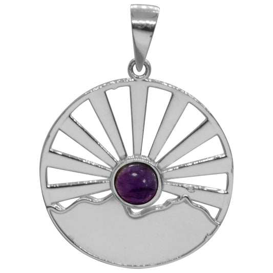 Colgante Destello Piedra Amatista