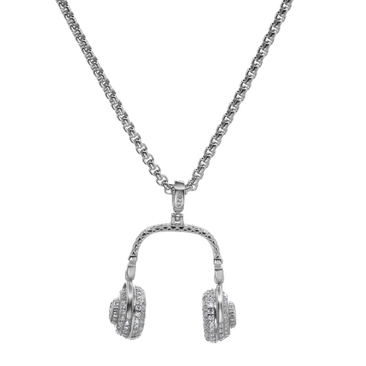 Collar de Plata - Audífonos con Circones