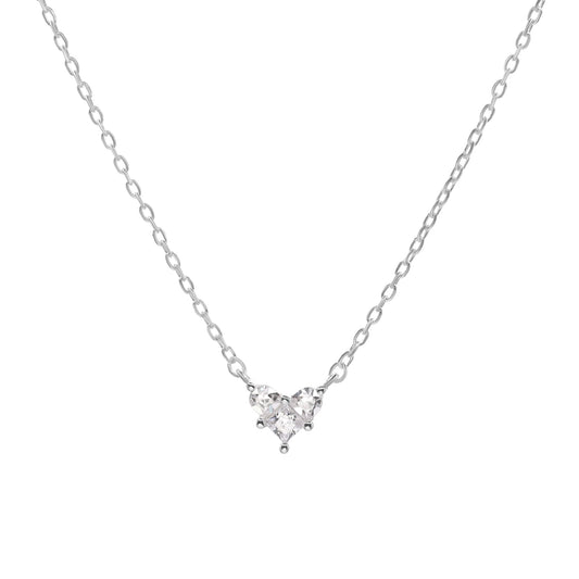 Collar de Plata - Corazón de Circones