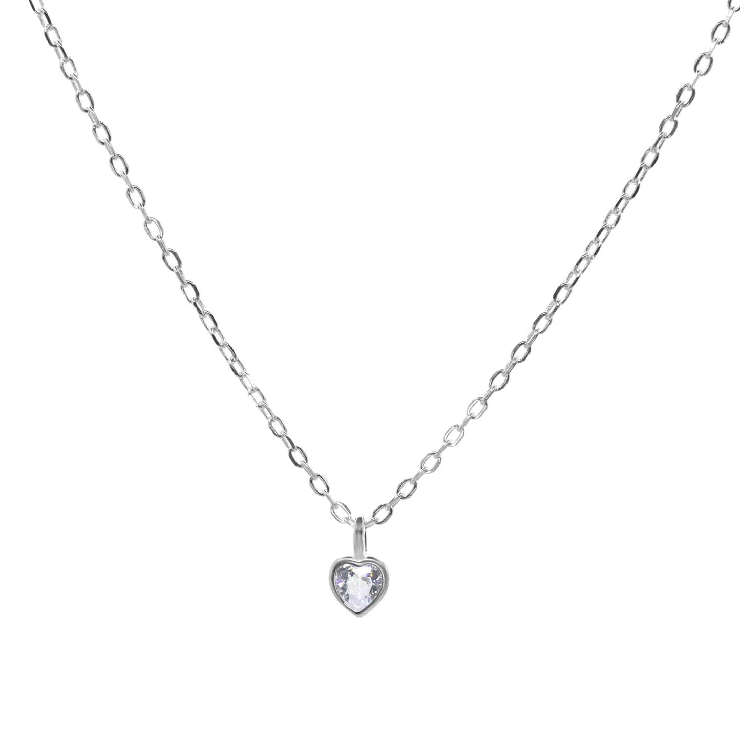 Collar de Plata - Punto de Luz Corazón