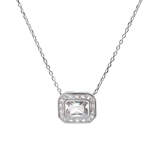 Collar de Plata - Deluxe con Gran Circón