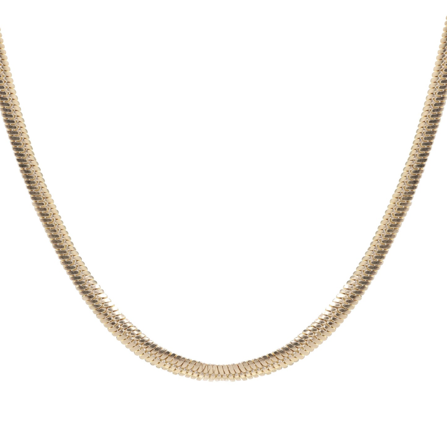 Collar Enchapado en Oro - Cinta 3 mm