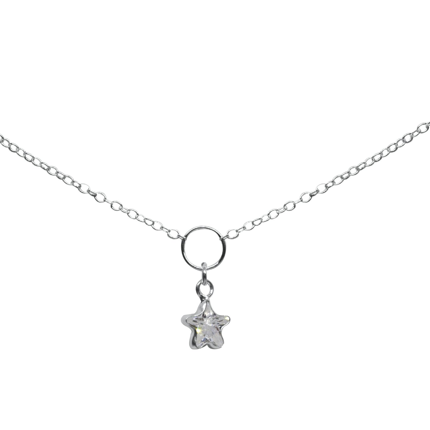 Collar Estrella con Circón Choker