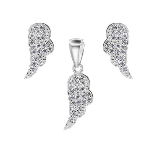 Conjunto de Plata Alas de Circones