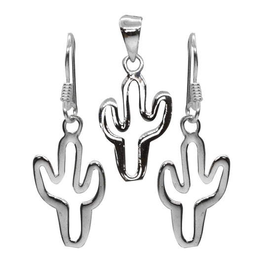 Conjunto de Plata Cactus