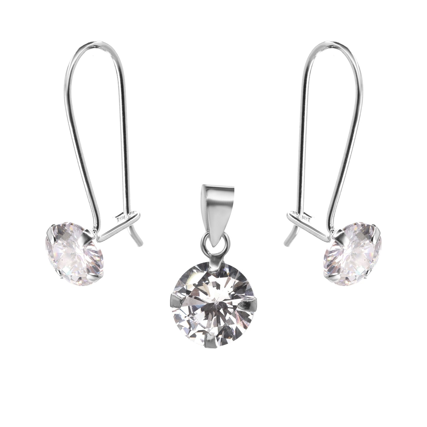 Conjunto de Plata Modelos de Gancho con Circones Tradicionales