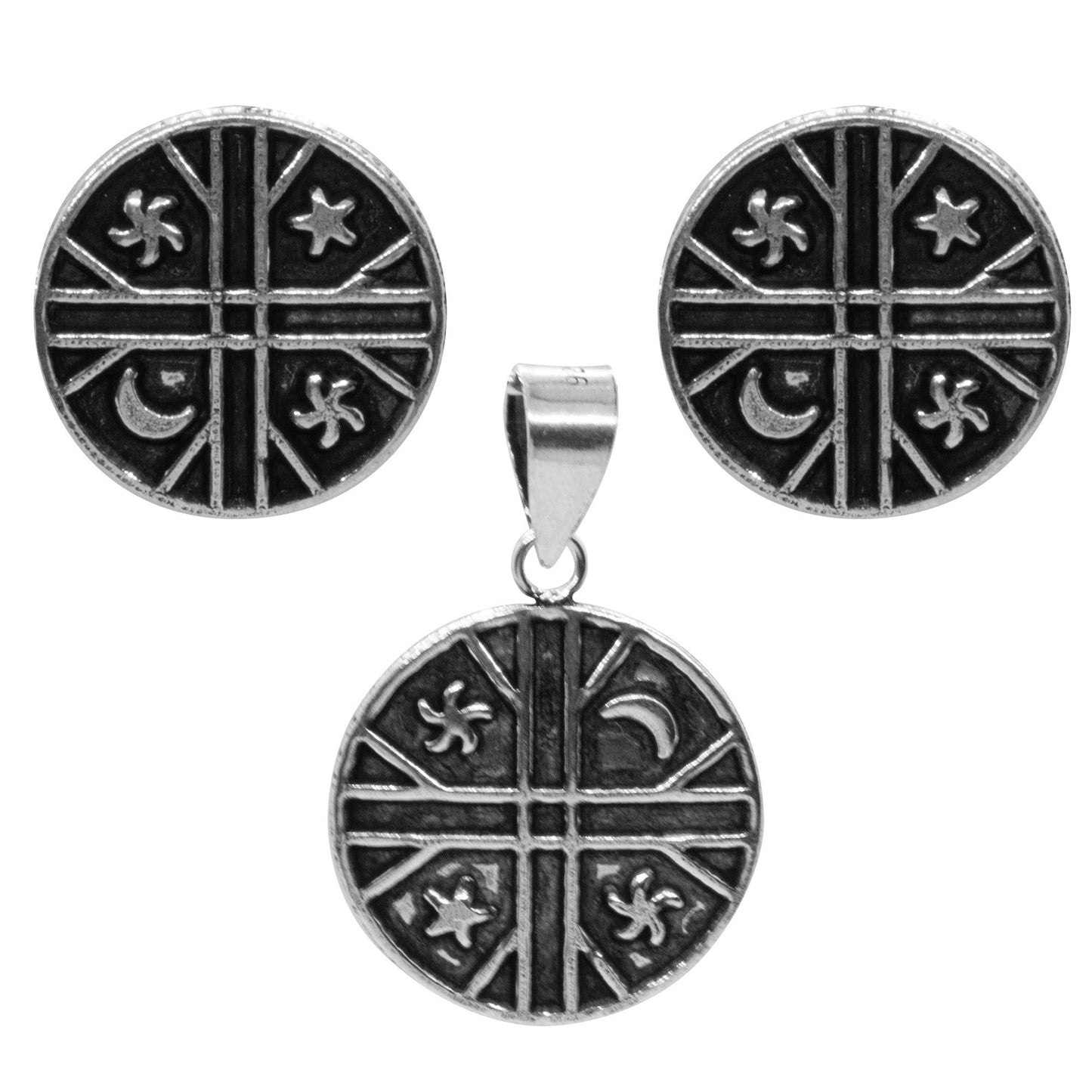 Conjunto de Plata Wenüfoye Cabo Convexo