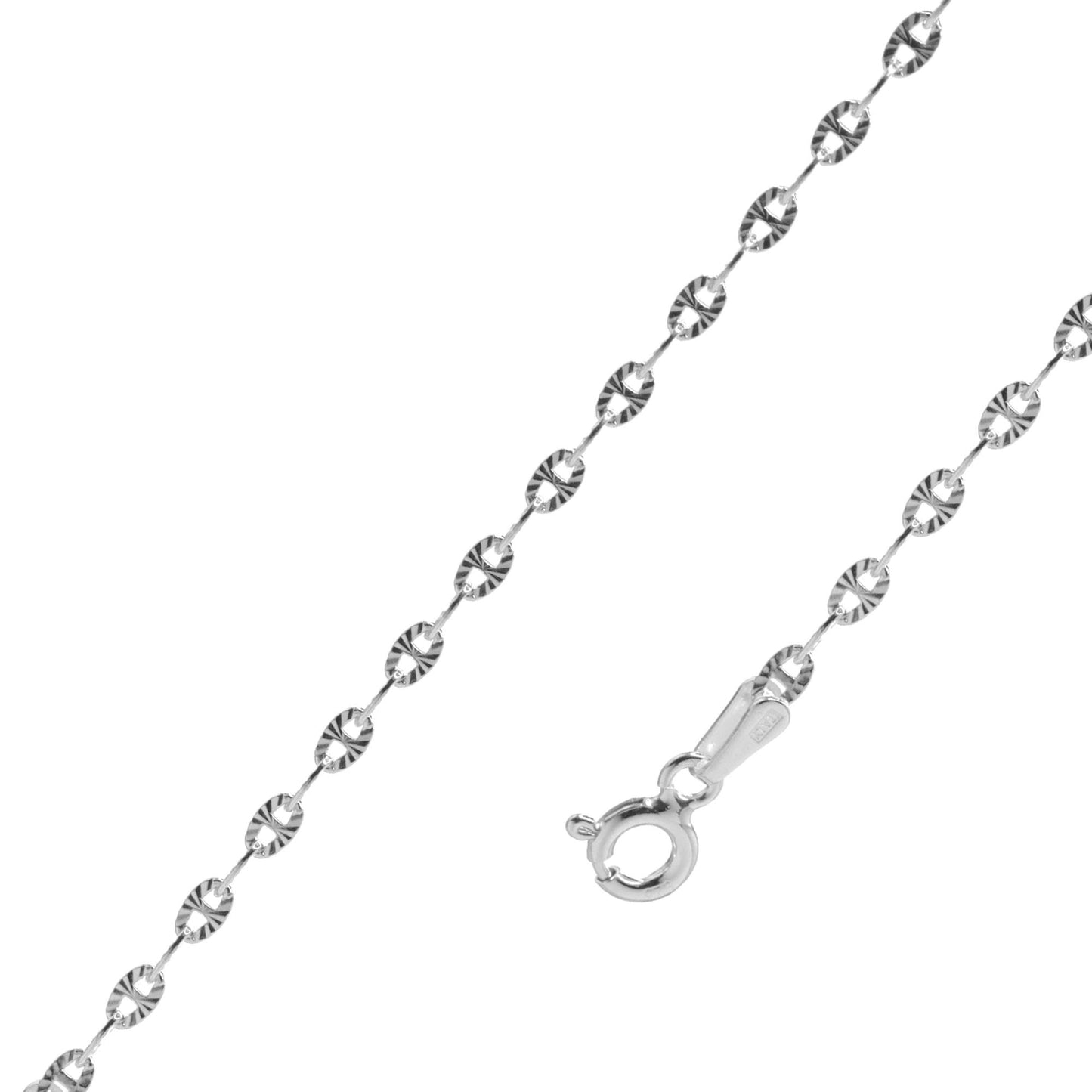 Pulsera de Plata - Biselado con Barra