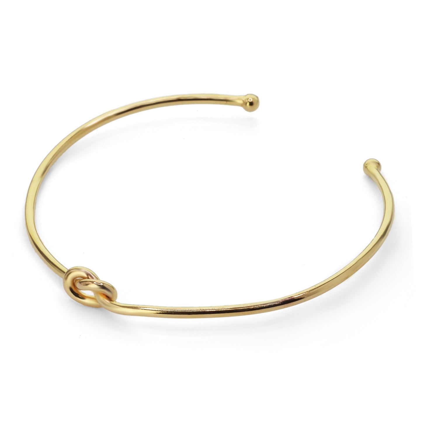 Pulsera Enchapada en Oro - Esclava con Nudo
