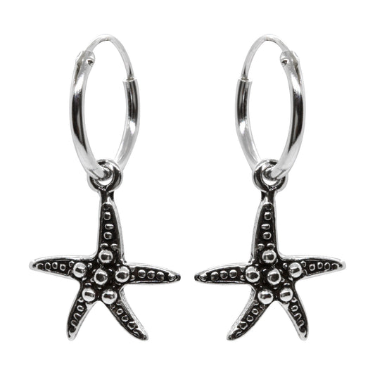 Argollas de Plata Estrella de Mar