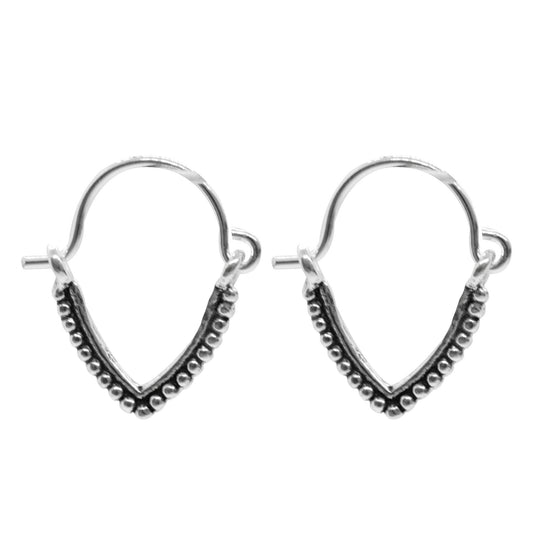 Argollas de Plata 925 Tribales
