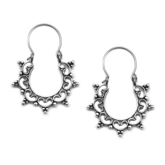 Argollas Serie de Corazones con Esferas