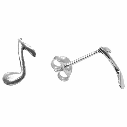 Aros de Plata de Nota Musical