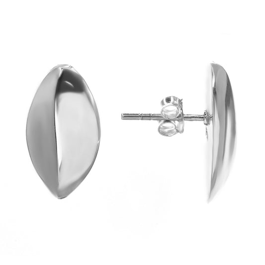 Aros de Plata - Almendrado Liso